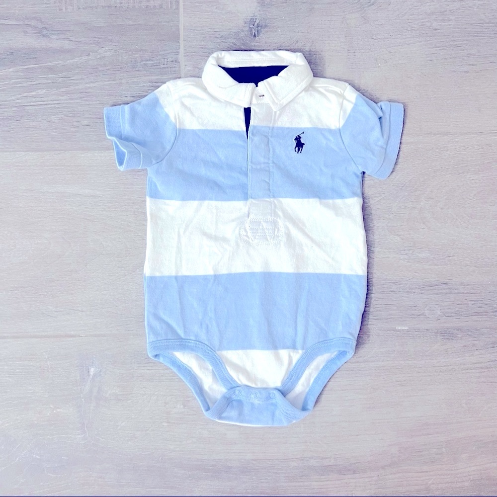 RALPH LAUREN Polo Onesie 6M